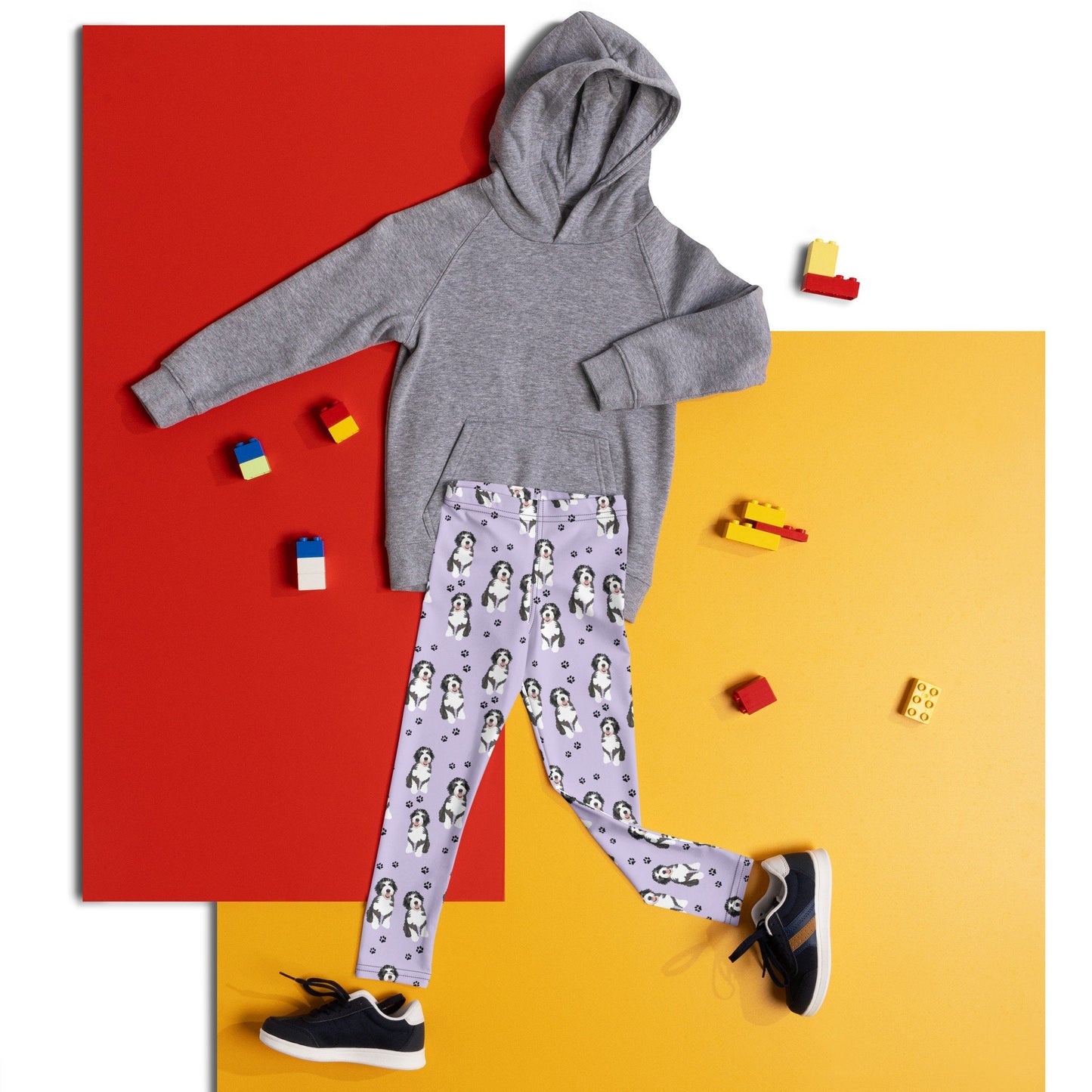 Bernedoodle Leggings For Kids ywd4kc-br.myshopify.com