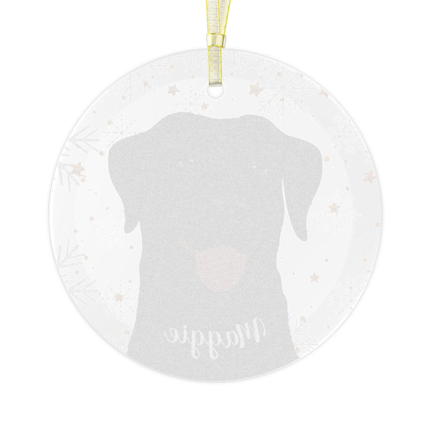 Black Labrador Ornament for Christmas ywd4kc-br.myshopify.com