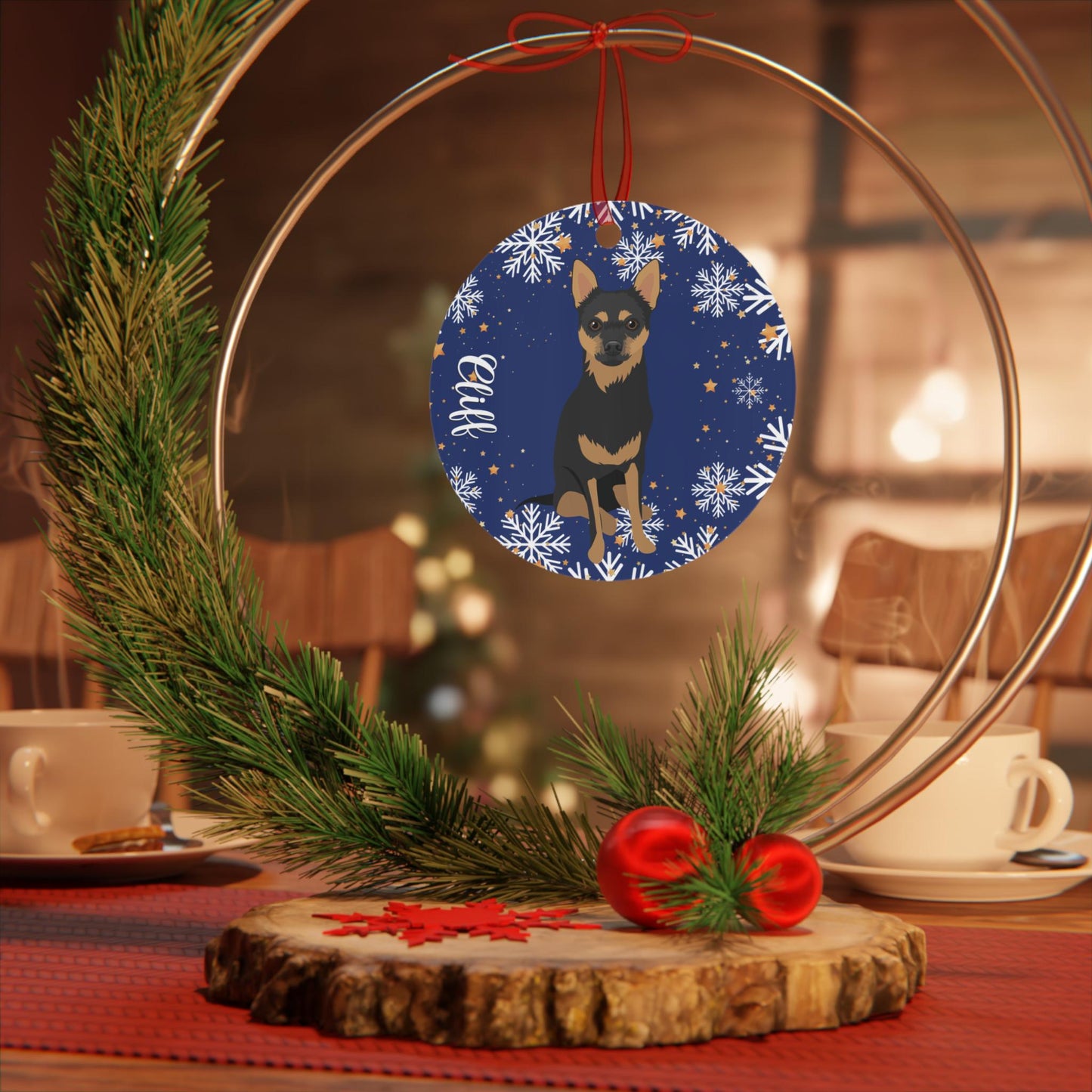 Christmas Chihuahua Ornament ywd4kc-br.myshopify.com