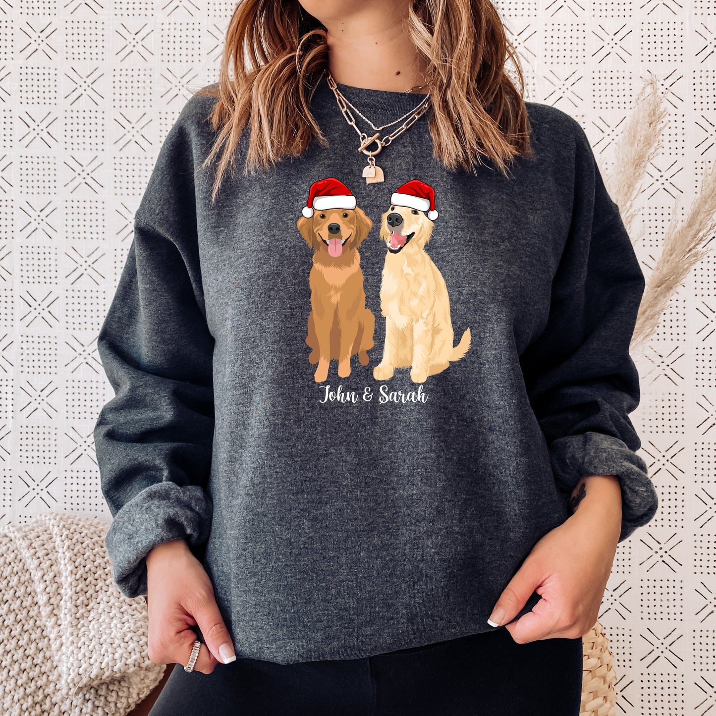 Christmas Golden Retriever sweatshirt, fall sweatshirt for golden moms, wife birthday gift, labour day gift, halloween retriever gifts ywd4kc-br.myshopify.com
