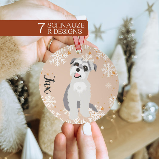Christmas Mini Schnauzer Ornament ywd4kc-br.myshopify.com