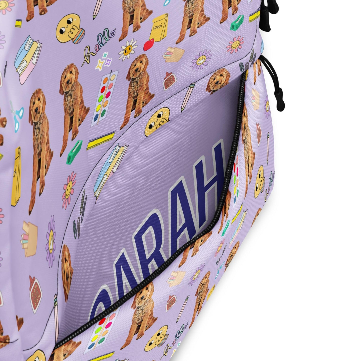 Girls School Backpack With Goldendoodles ywd4kc-br.myshopify.com