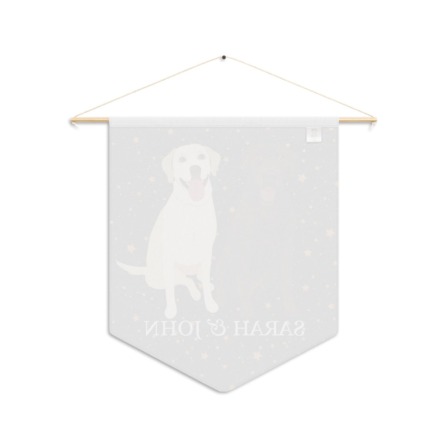 Labrador Retriever Pennant Flag ywd4kc-br.myshopify.com