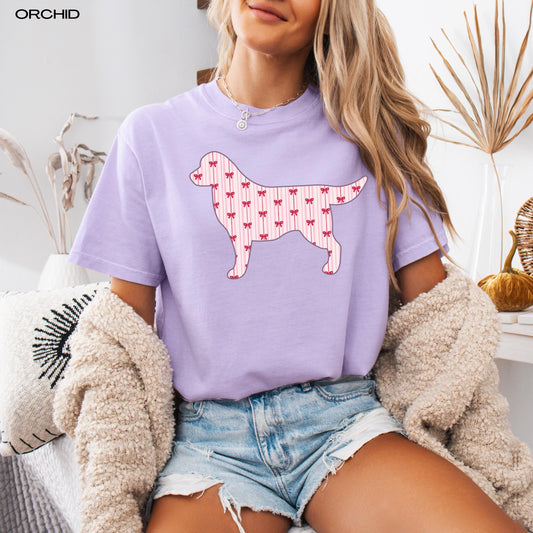 Labrador Silhouette Bows Shirt & Sweatshirt ywd4kc-br.myshopify.com