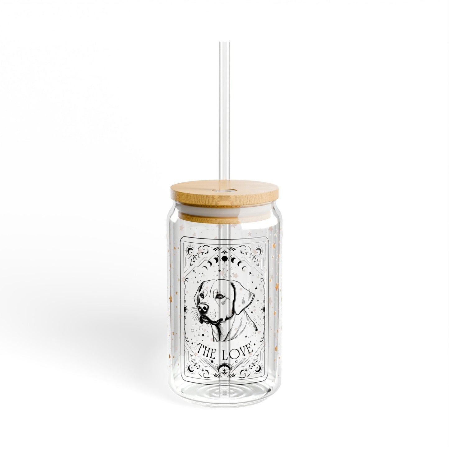 Love Labrador Tarot Tumbler Glass | Lid & Straw ywd4kc-br.myshopify.com