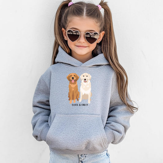 Personalized Golden Retriever Hoodie for Youth ywd4kc-br.myshopify.com