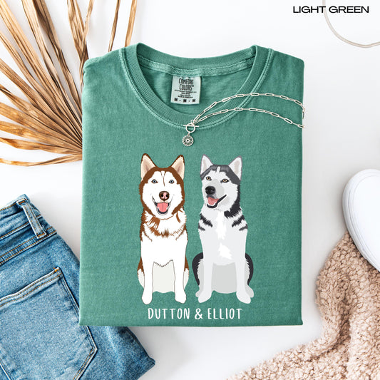 Personalized Siberian Husky Shirt | With A Dogs Name ywd4kc-br.myshopify.com