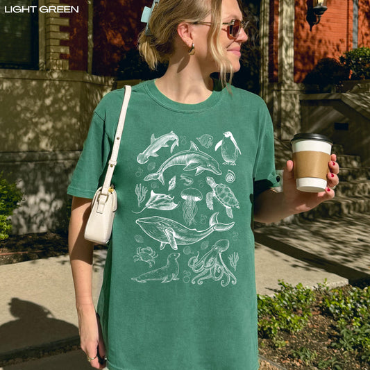 Sea Animal Vintage 90s Shirt | Whale Dolphin Lover Shirt ywd4kc-br.myshopify.com