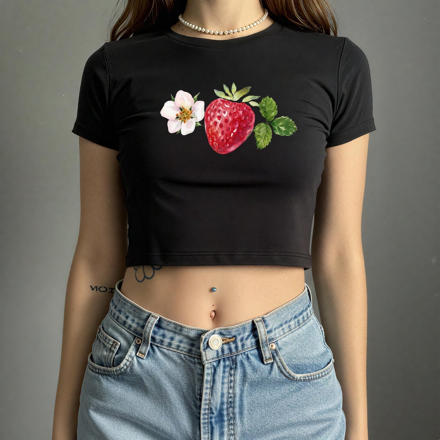 Wild Strawberry Baby Tee | Cutecore Trends ywd4kc-br.myshopify.com