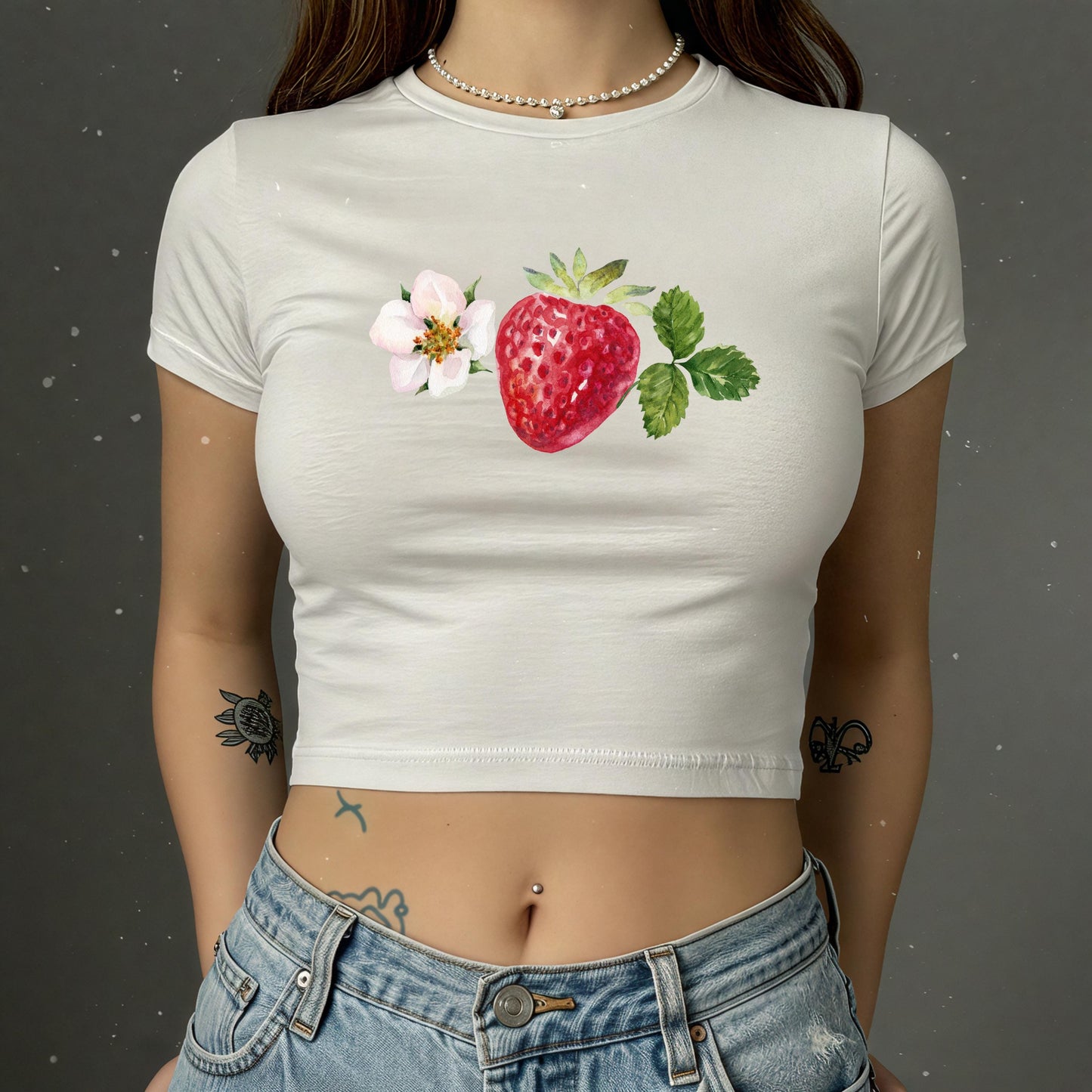 Wild Strawberry Baby Tee | Cutecore Trends ywd4kc-br.myshopify.com