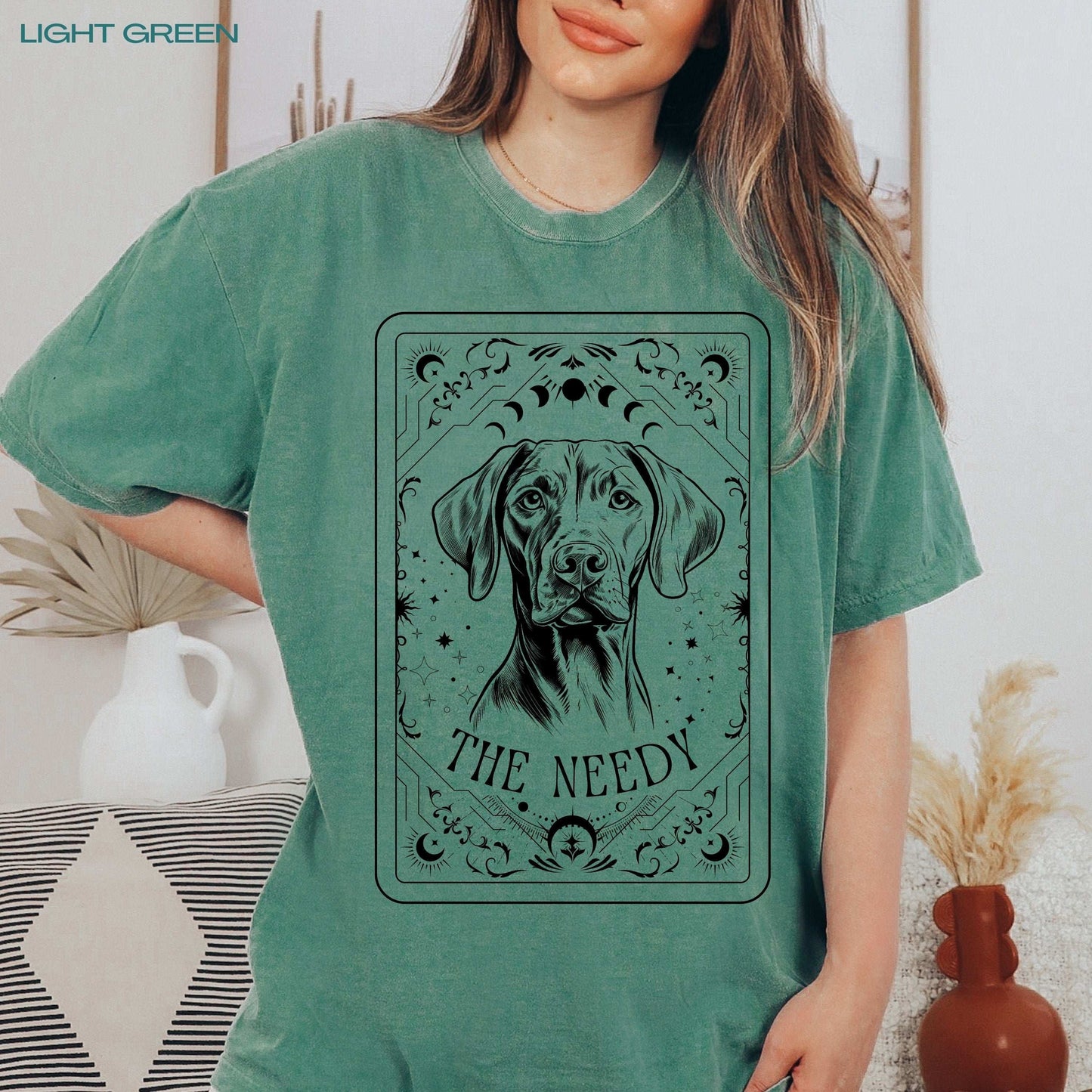 Tarot Vizsla Shirt, Hungarian pointer, comfort colors t-shirt, vizsla gift, vizsla pajamas, vizsla mom birthday gift, vizla mothers day gift
