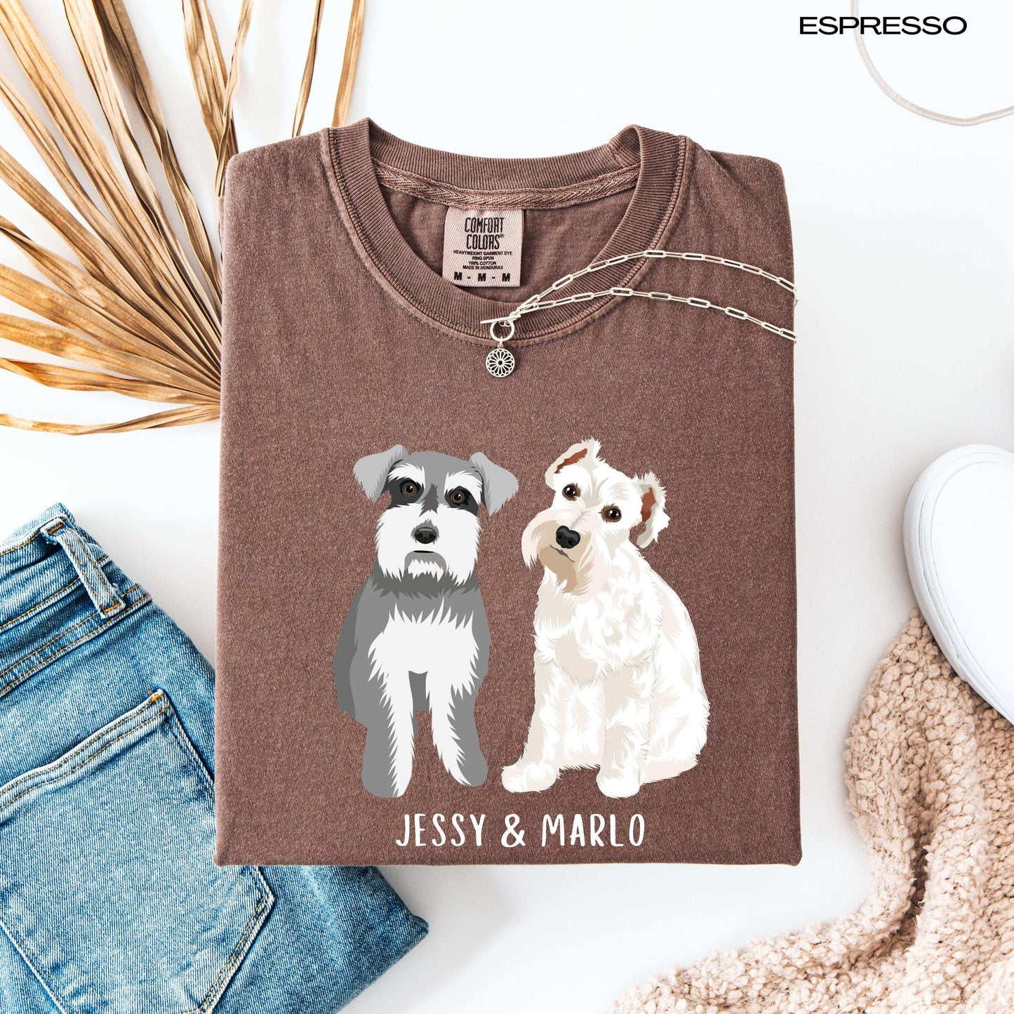Personalized Miniature Schnauzer Dog Shirt, mama mini schnauzer gift, easter gift for her, black schnauzer dad gift, grandma birthday gift