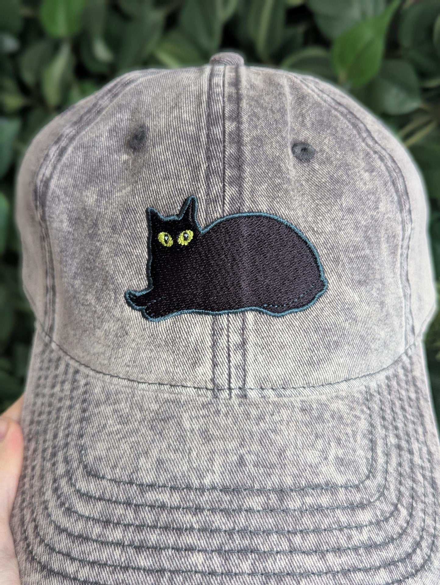 Dad & Mom Black Cat Hat, y2k aesthetic college girlie gift, cute wife birthday gift, best friend gift for her, cat lover gift, cat mom hat