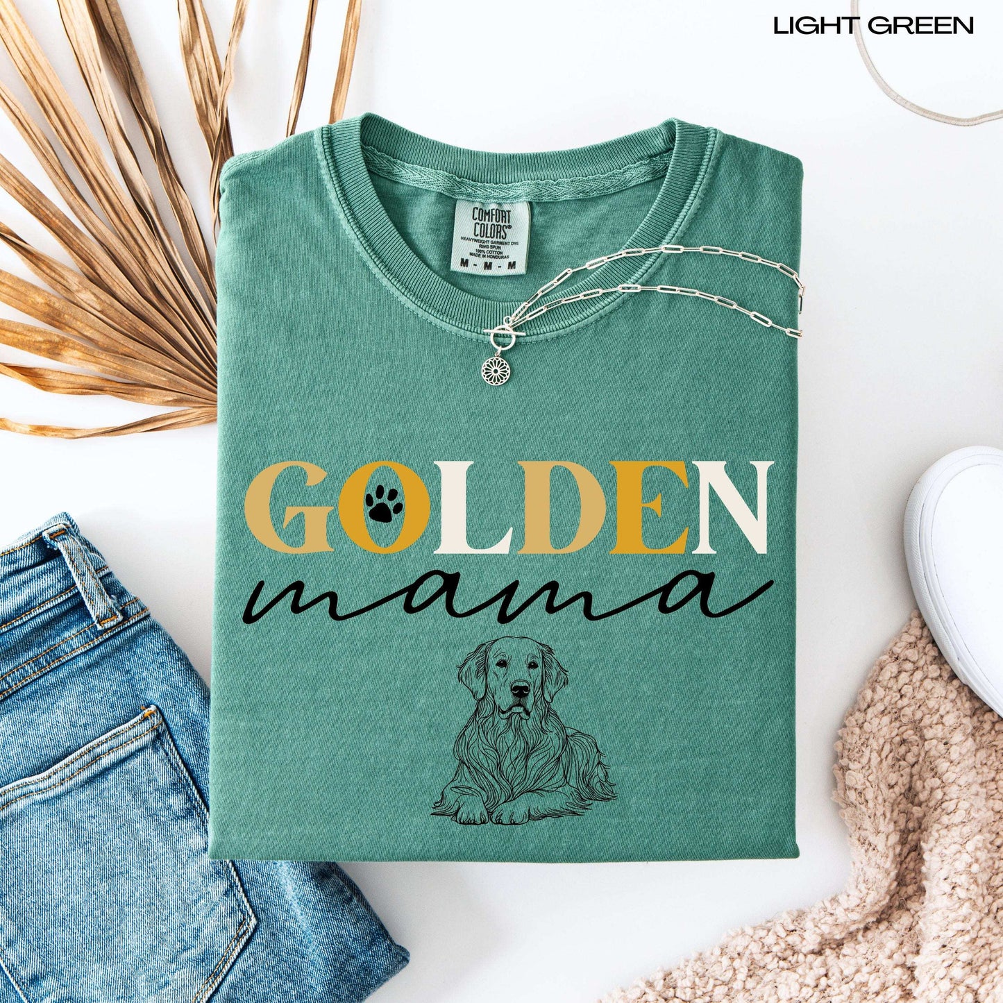 Golden Mama Shirt, golden dog gift, girlfriend birthday gift, golden mama sweatshirt, puppy mom sweater, golden puppy shower gift