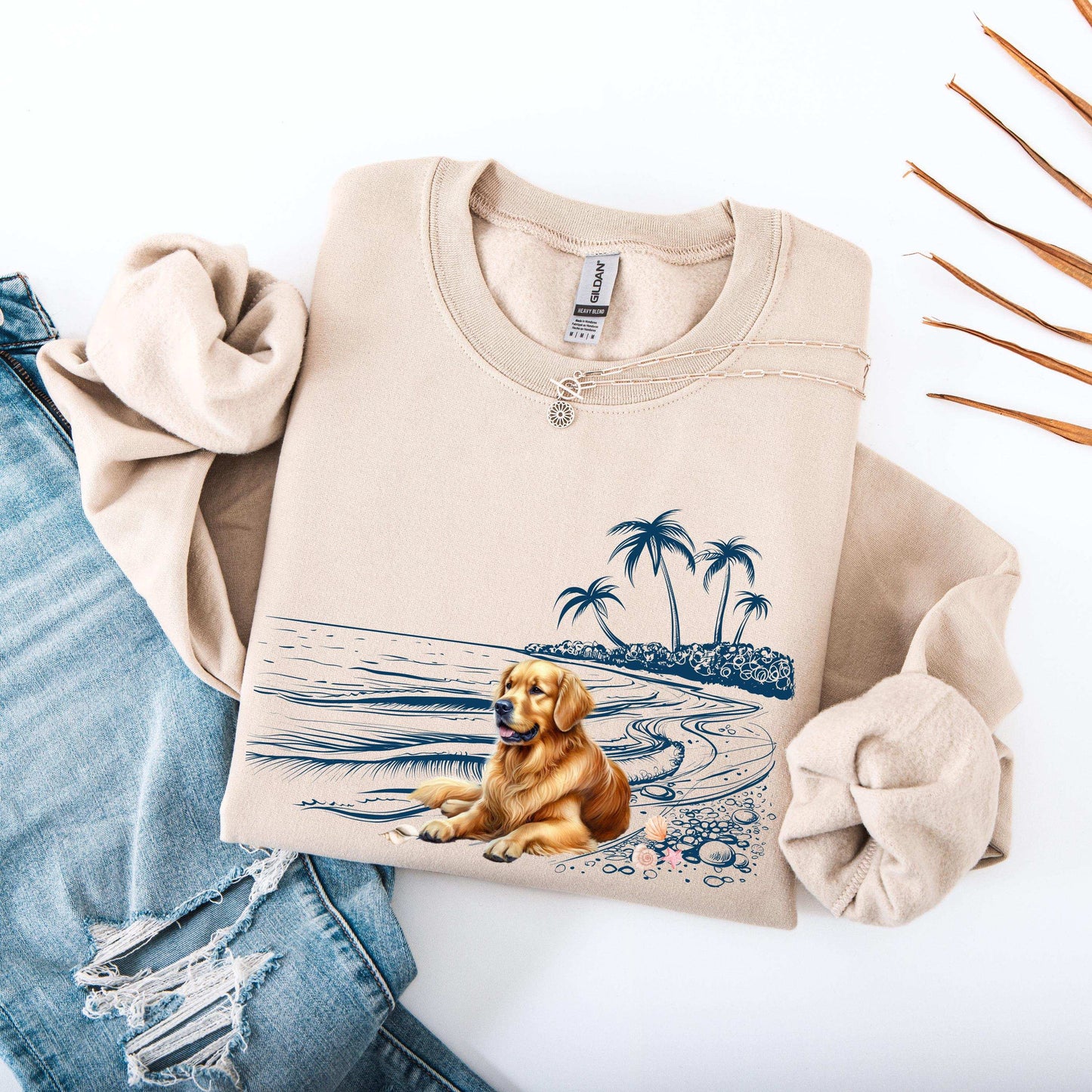 Take Me To The Beach Golden Retriever Dog Shirt