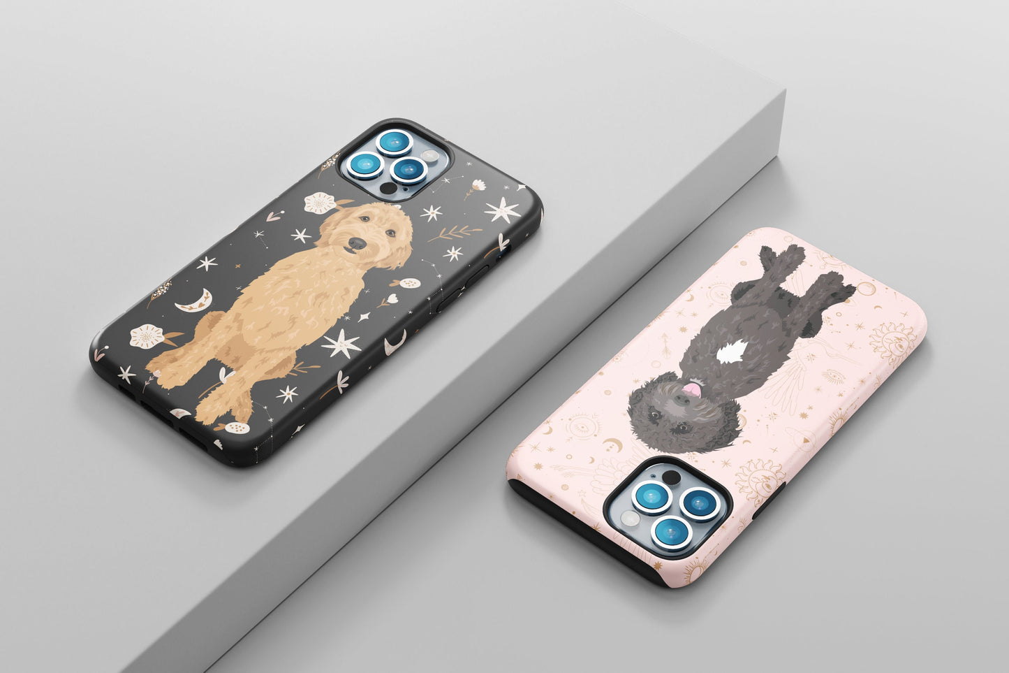 Golden doodle case for iphone, doodle mom gift, doodle lover gift, dog mom phone cover, black labradoodle phone case, bernedoodle phone case
