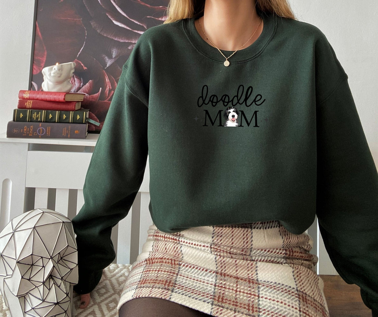 Bernedoodle Mama Sweatshirt Doodle Mom T-shirt Doodle Sweatshirt Labradoodle Crewneck Dog Mom Apparel Doodle Puppy Gifts Dog Parent Shirt