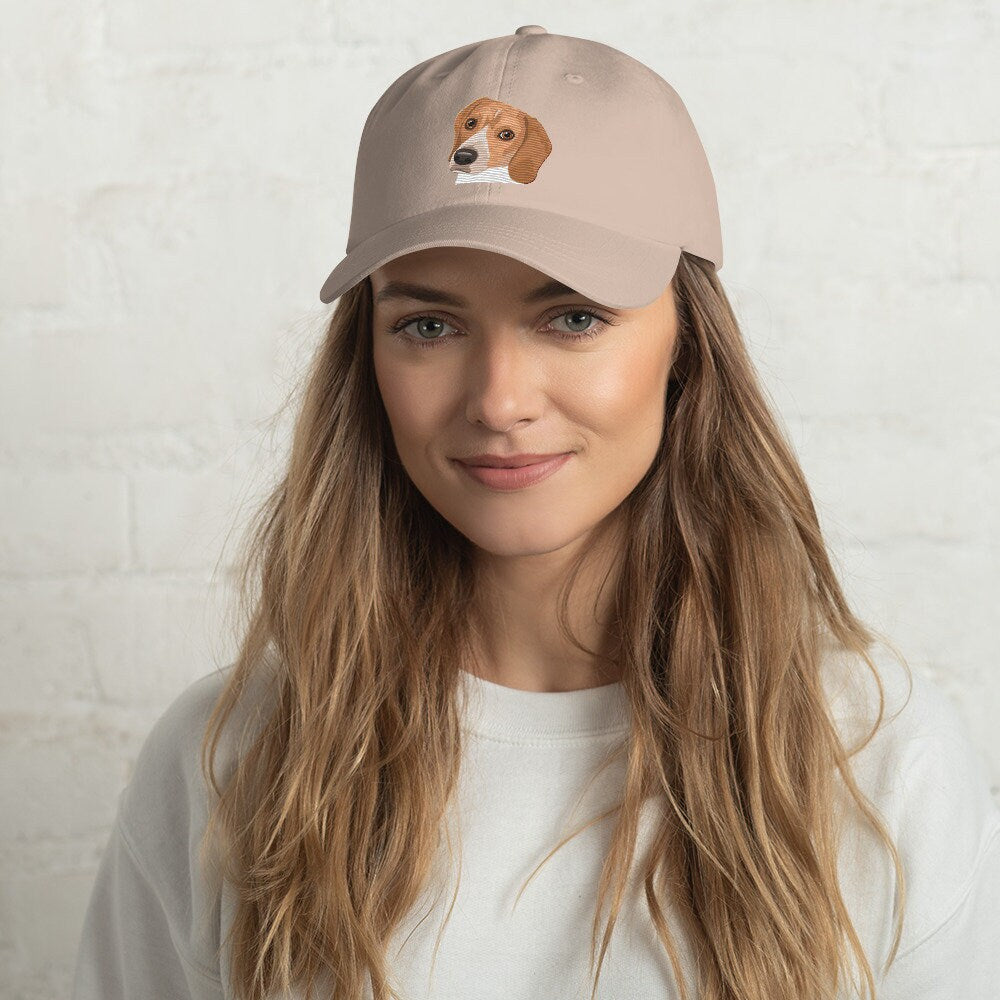Beagle Hat Embroidered, Beagle Dad Hat, Beagle Mom Baseball Cap, Beagle Christmas Gifts, Beagle Owner Gifts