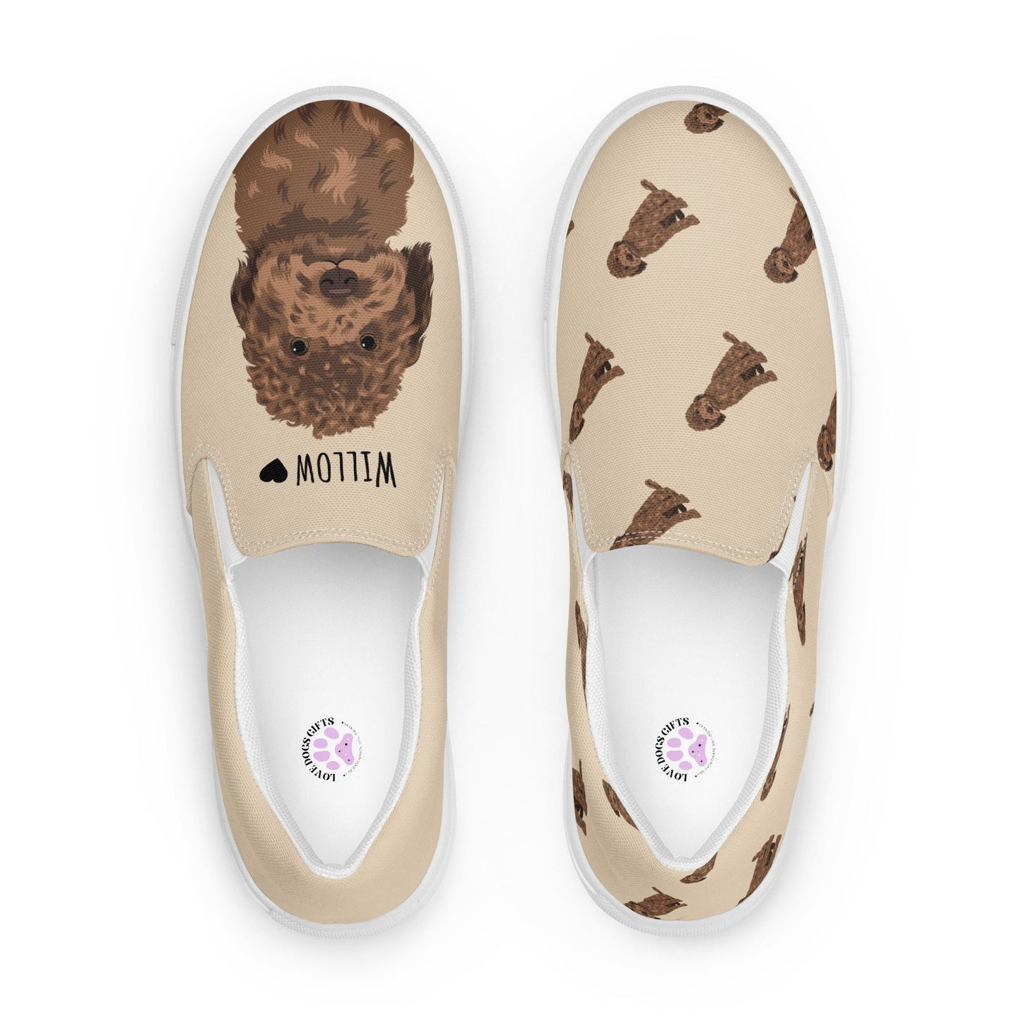 Chocolate Goldendoodle Shoes Custom