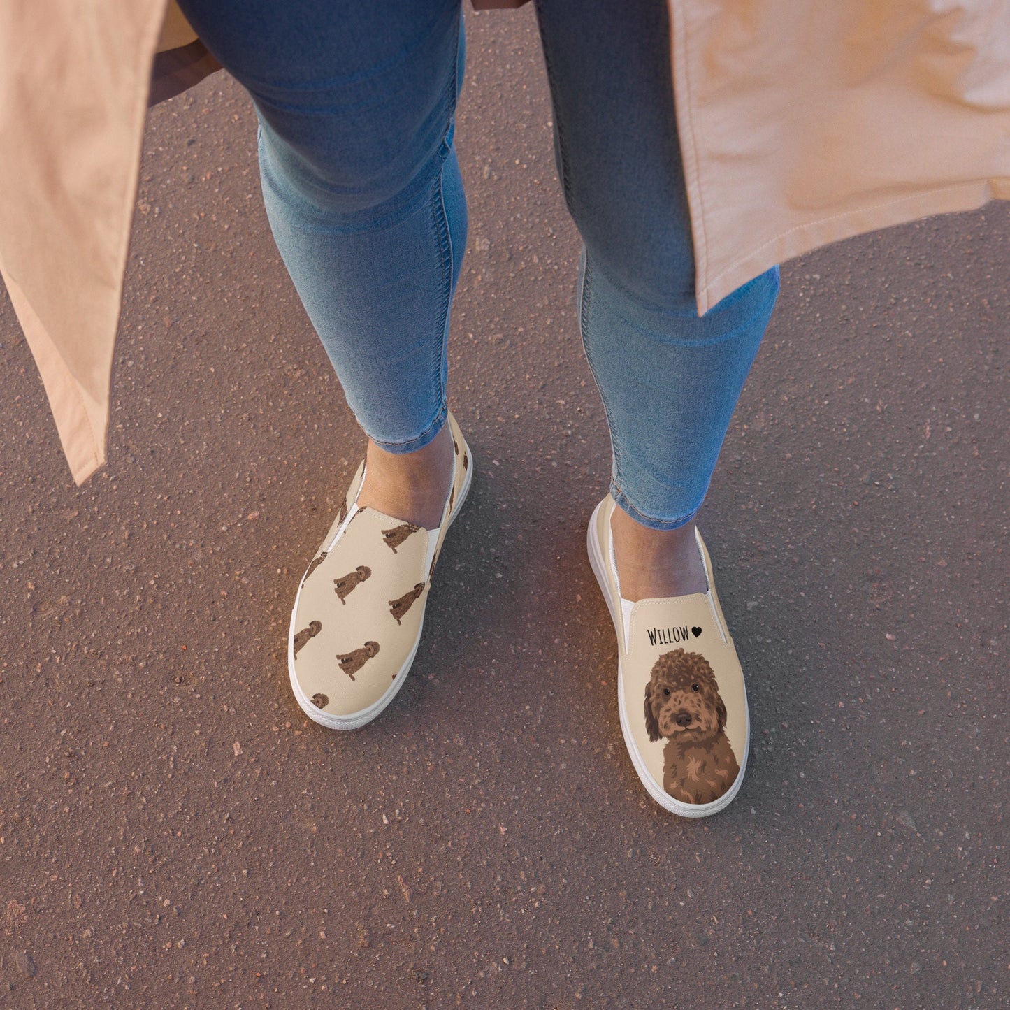 Chocolate Goldendoodle Shoes