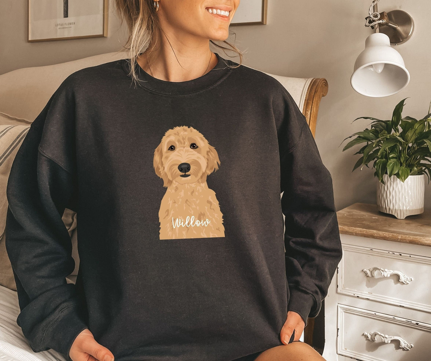 Personalized Goldendoodle Mama Sweatshirt Mini Doodle Mom T-shirt Doodle Sweatshirt Labradoodle Crewneck Dog Mom Apparel Cockapoo Sweater