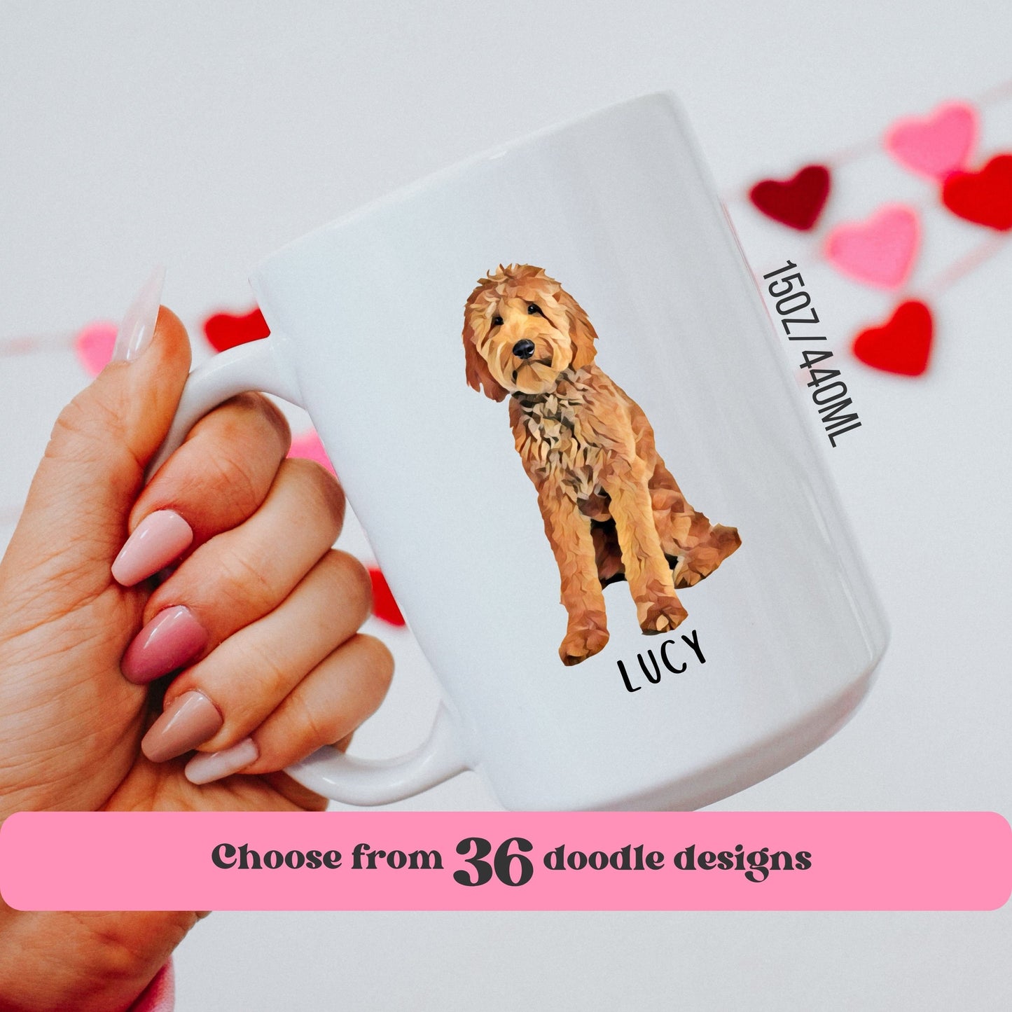 Goldendoodle Mug, 15oz, doodle coffee mug, bernedoodle Mug, doodle mom mug, labradoodle mug, doodle Valentine Gift for wife, gift for her