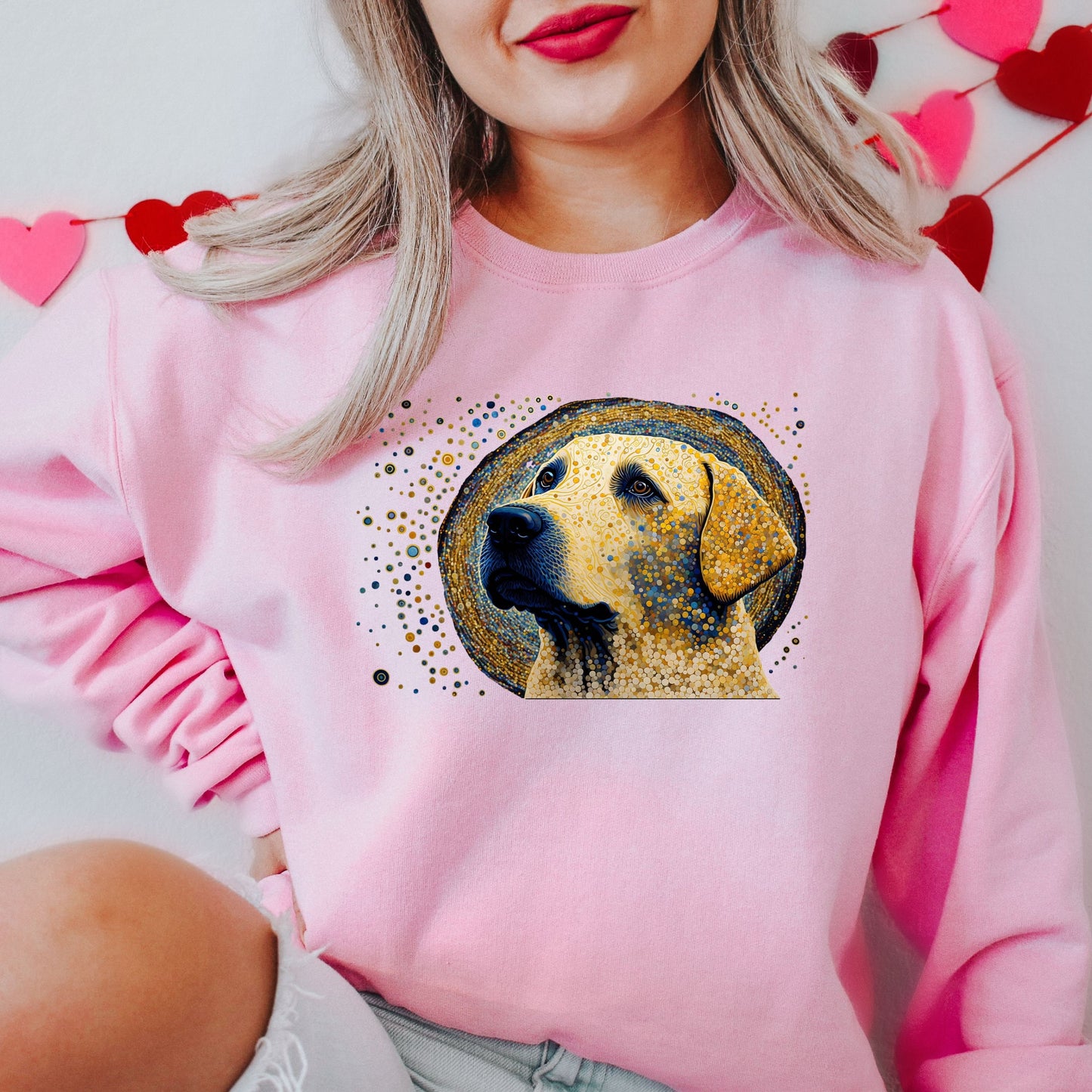 Labrador Retriever Sweatshirt, Labrador Original Artwork, Love Labradors Shirt, Retriever Gifts, Lab Mom Shirt, Lab Dad T-Shirt, Yellow Lab