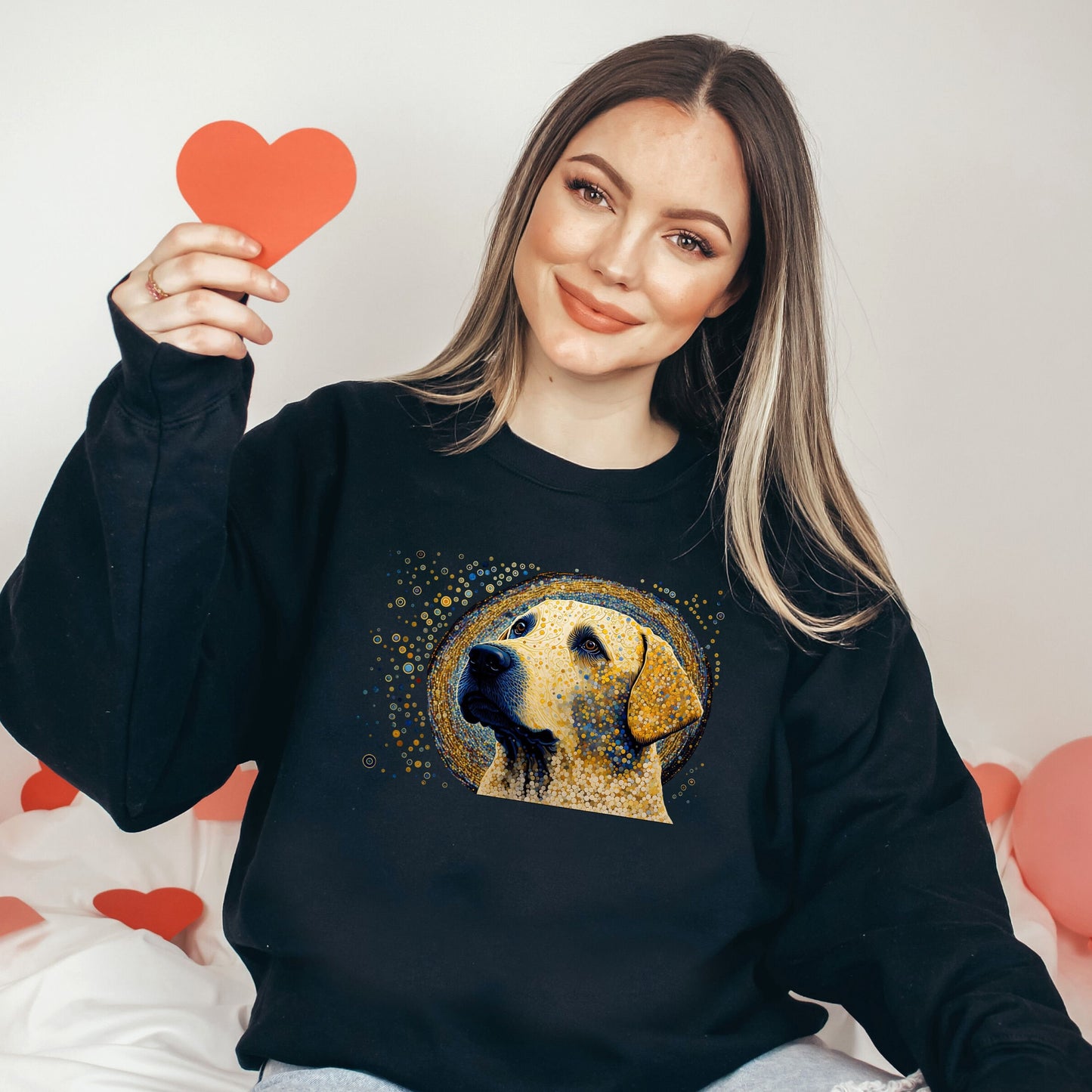 Labrador Retriever Sweatshirt, Labrador Original Artwork, Love Labradors Shirt, Retriever Gifts, Lab Mom Shirt, Lab Dad T-Shirt, Yellow Lab
