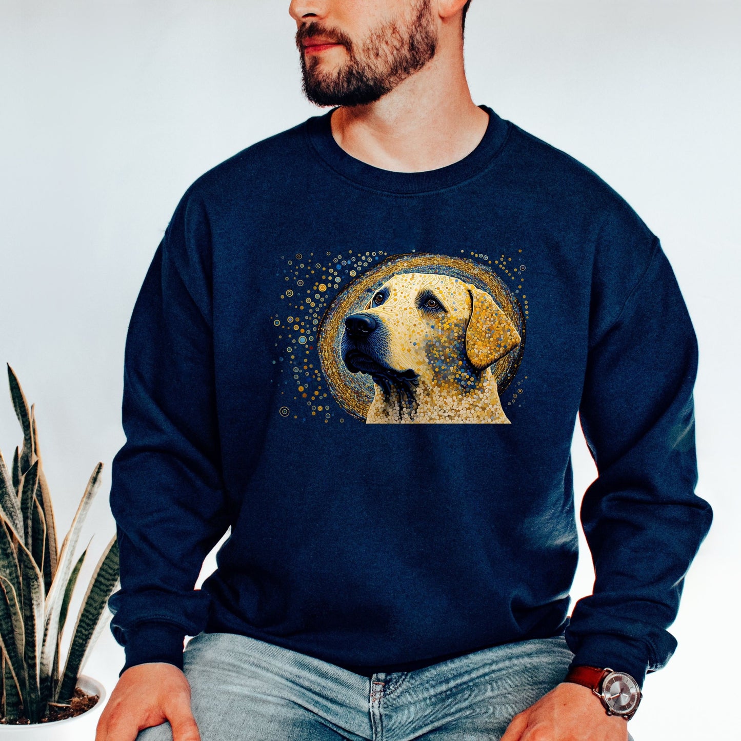 Labrador Retriever Sweatshirt, Labrador Original Artwork, Love Labradors Shirt, Retriever Gifts, Lab Mom Shirt, Lab Dad T-Shirt, Yellow Lab