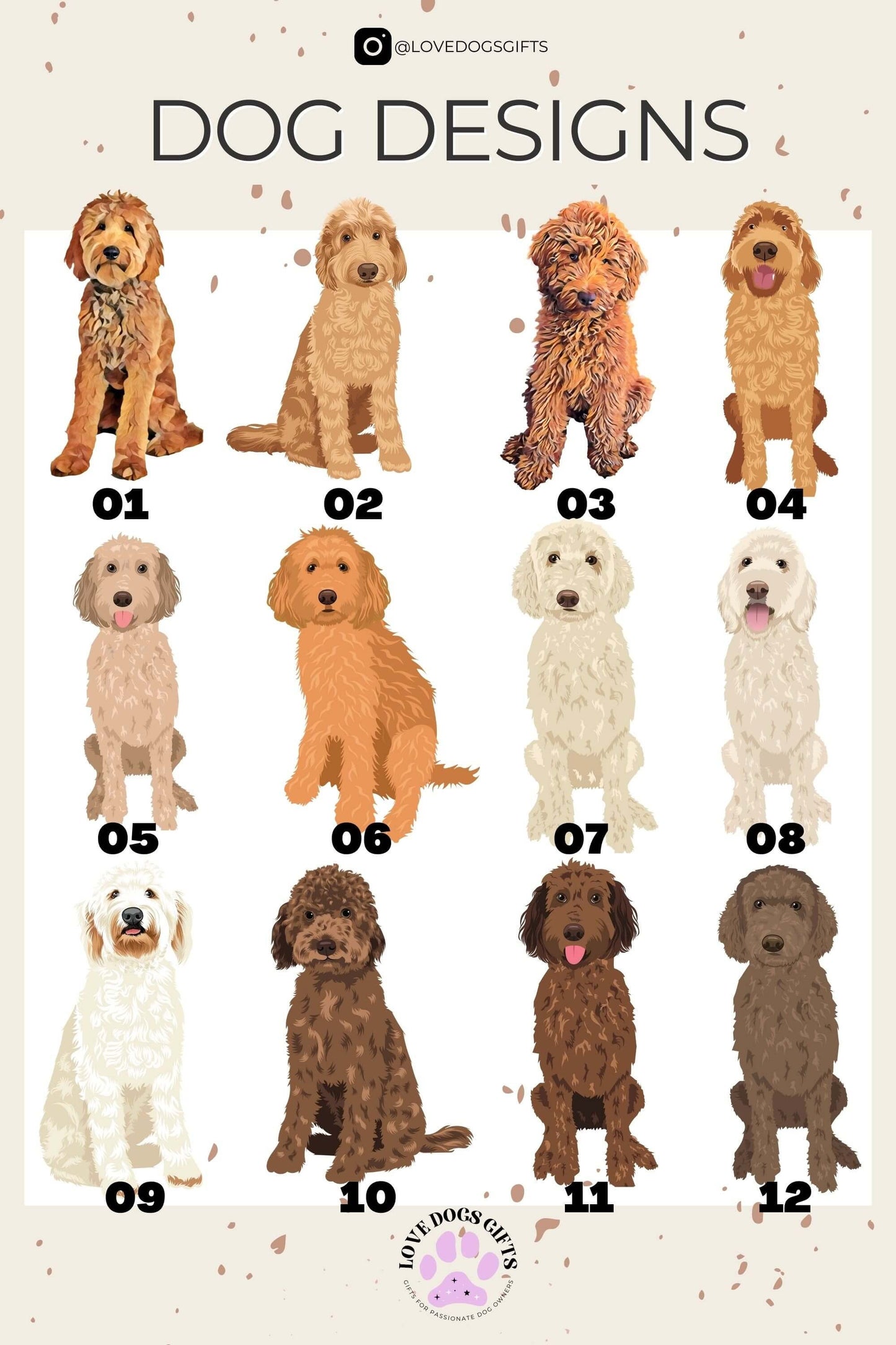 Goldendoodle Comfort colors sweatshirt with dye effect, Golden doodle gifts, doodle lover gift, doodle mom, doodle dad, dog mom sweater