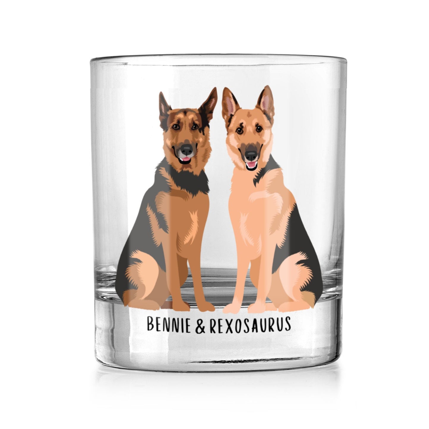 German shepherd whiskey glass, german shepherd dad gift, german shepherd gifts, dog dad gifts, wedding gift, anniversary gift, pet loss gift