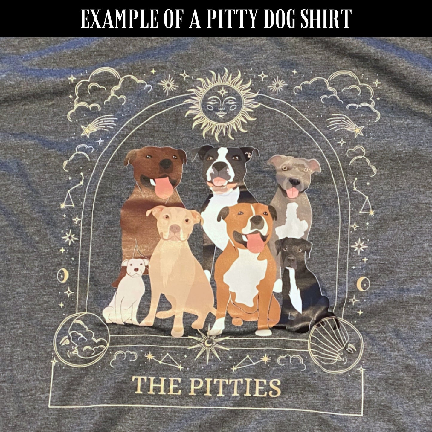 Tarot Golden doodle shirt, comfort colors t-shirt, goldendoodle gifts, celestial shirt, dog mom birthday gift, dog owner tee, christmas tee