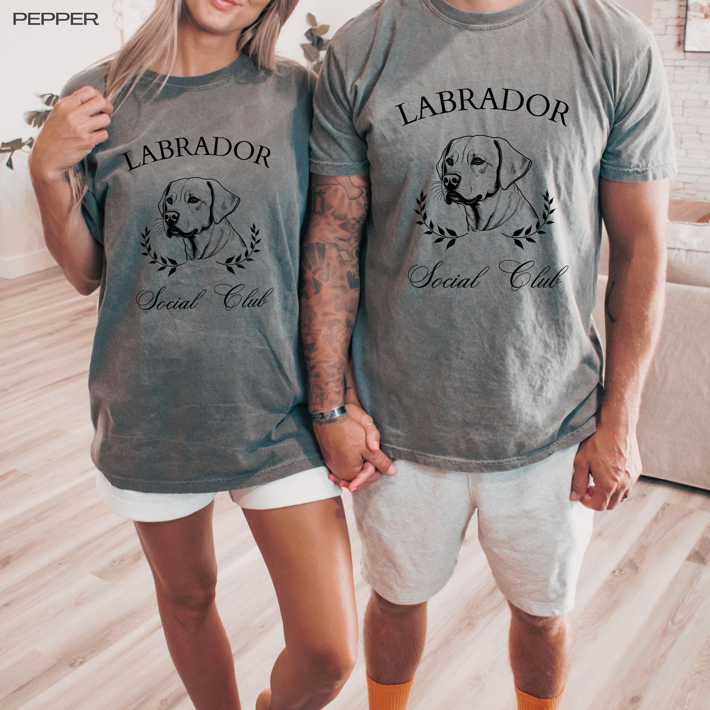 Labrador social club t-shirt, comfort colors shirt, labrador gifts, dog mom tee, mothers day gift, girlfriend birthday gift, red fox lab tee