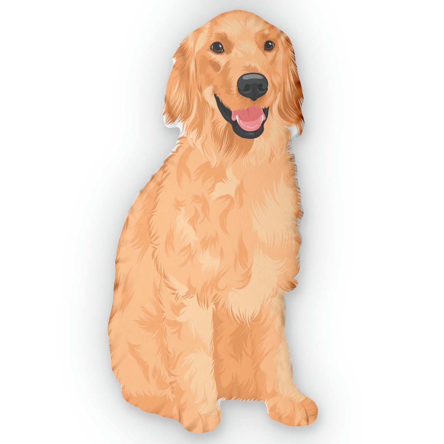 Custom Golden retriever pillow, dog mom gifts, retriever gift, dog mom housewarming gift, baby shower gift, girl birthday gift, toddler gift