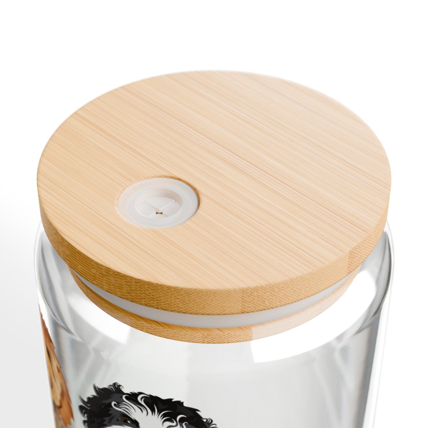 Goldendoodle glass, iced coffee glass, goldendoodle gifts, bernedoodle, latte mug, mothers day gift, labradoodle, daughter birthday gift