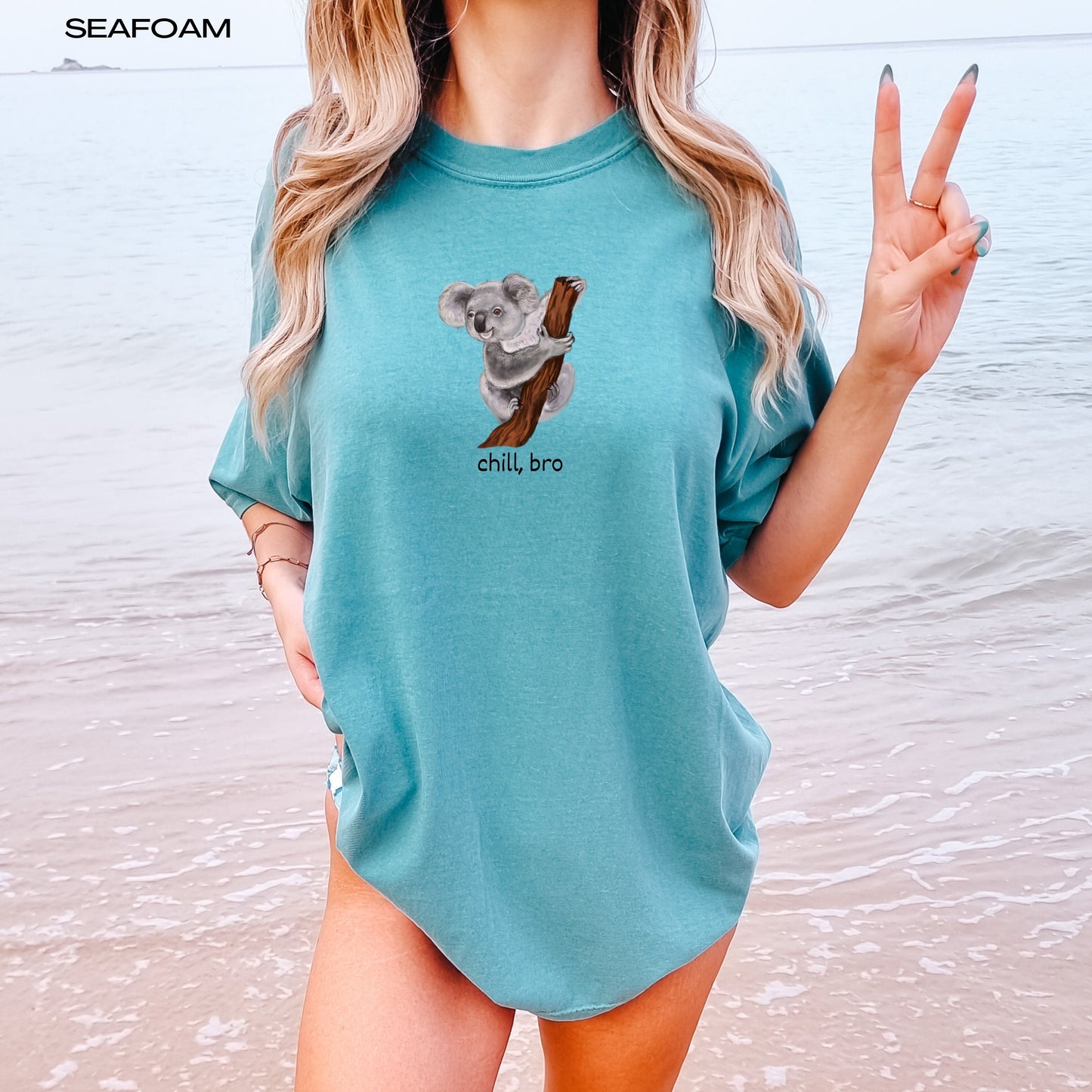 Koala Chill Bro Shirt, comfort colors t-shirt, koala gifts, australia shirt, good day mate tee, bondai beach shirt, australian wildlife tee
