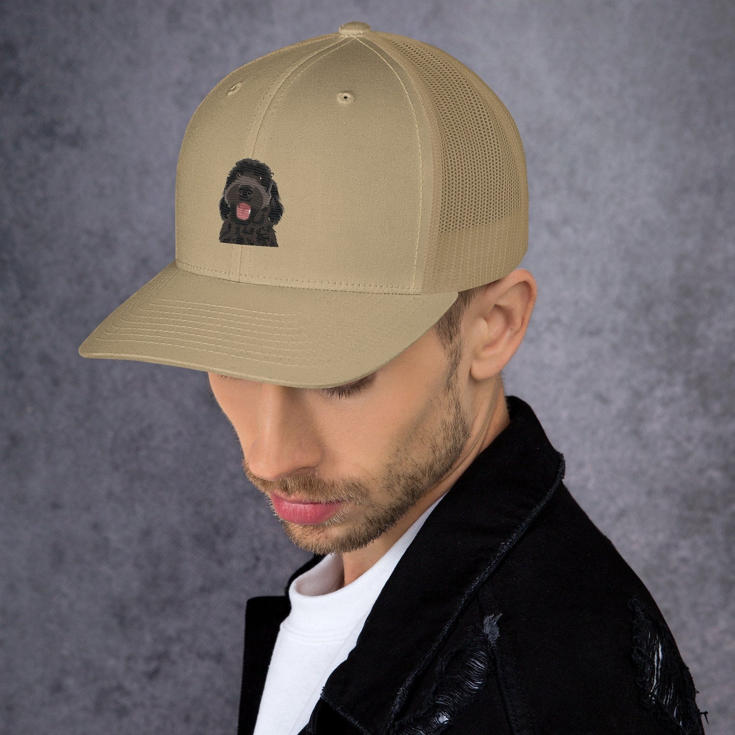 Golden doodle trucker hat, doodle dad gift, labradoodle mom gift, dog Christmas gift, bernedoodle hat, dog dad christmas gift, doodle gifts