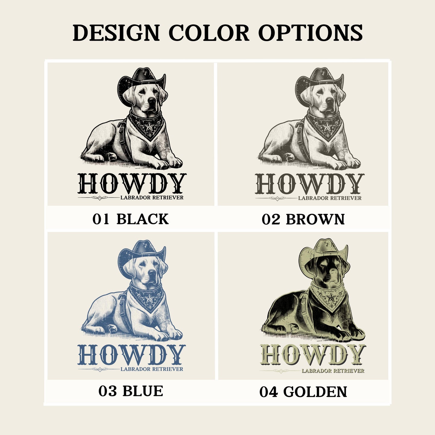 Retro Cowboy Howdy Labrador Sweatshirt, lab mama sweater, wife birthday crewneck, labrador retriever gifts, cowgirl gifts, retro Texas shirt