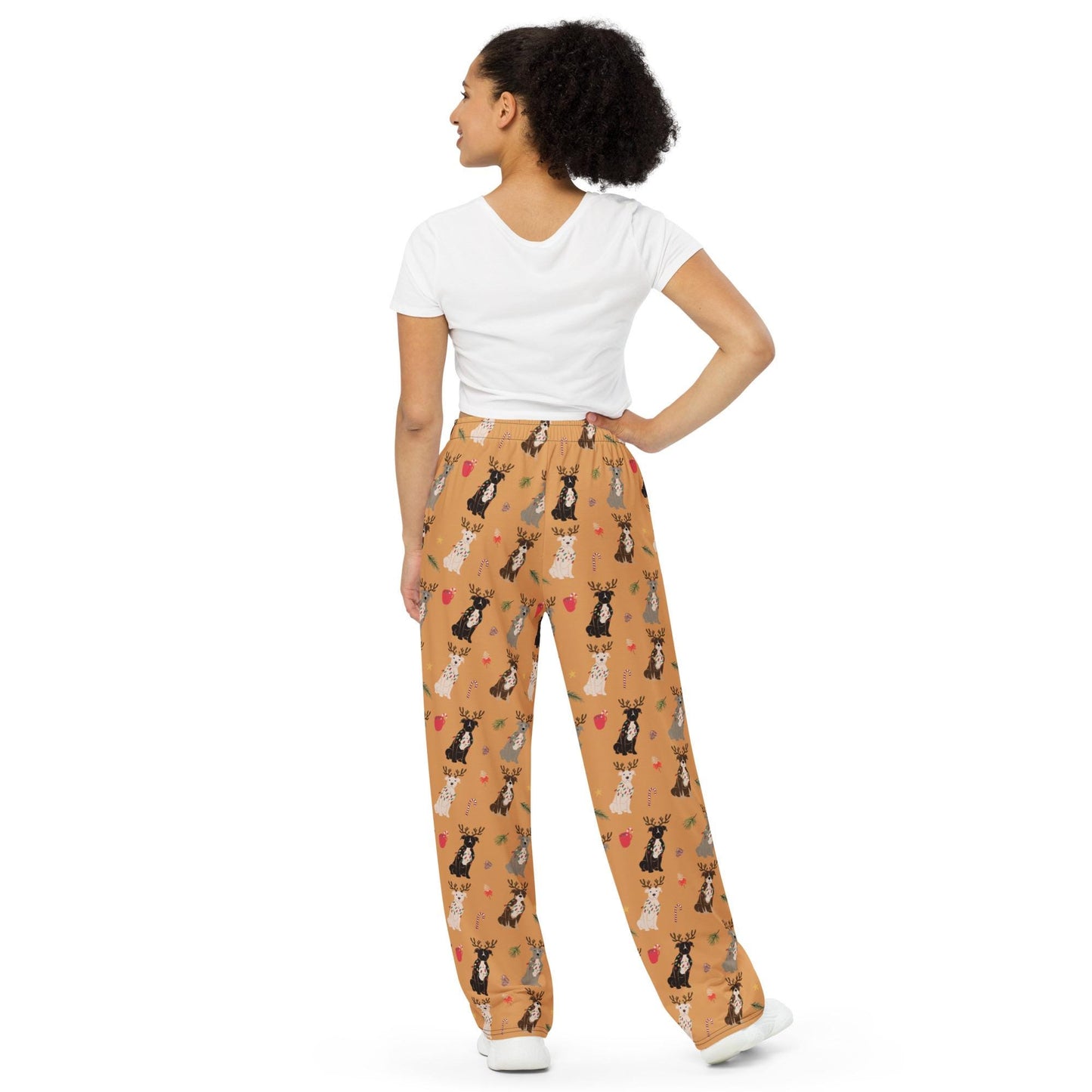 Christmas Pitbull Pajama Pants, Pitbull gifts, dog pajama pants, pitty gifts, young adult pants, wife birthday gift, fall lounge pants