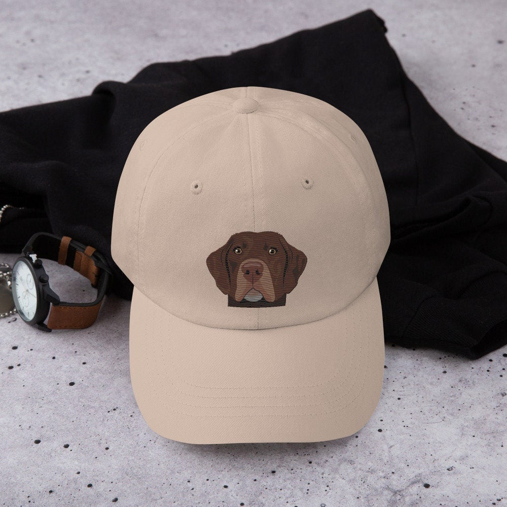 Embroideredchocolate labrador hat