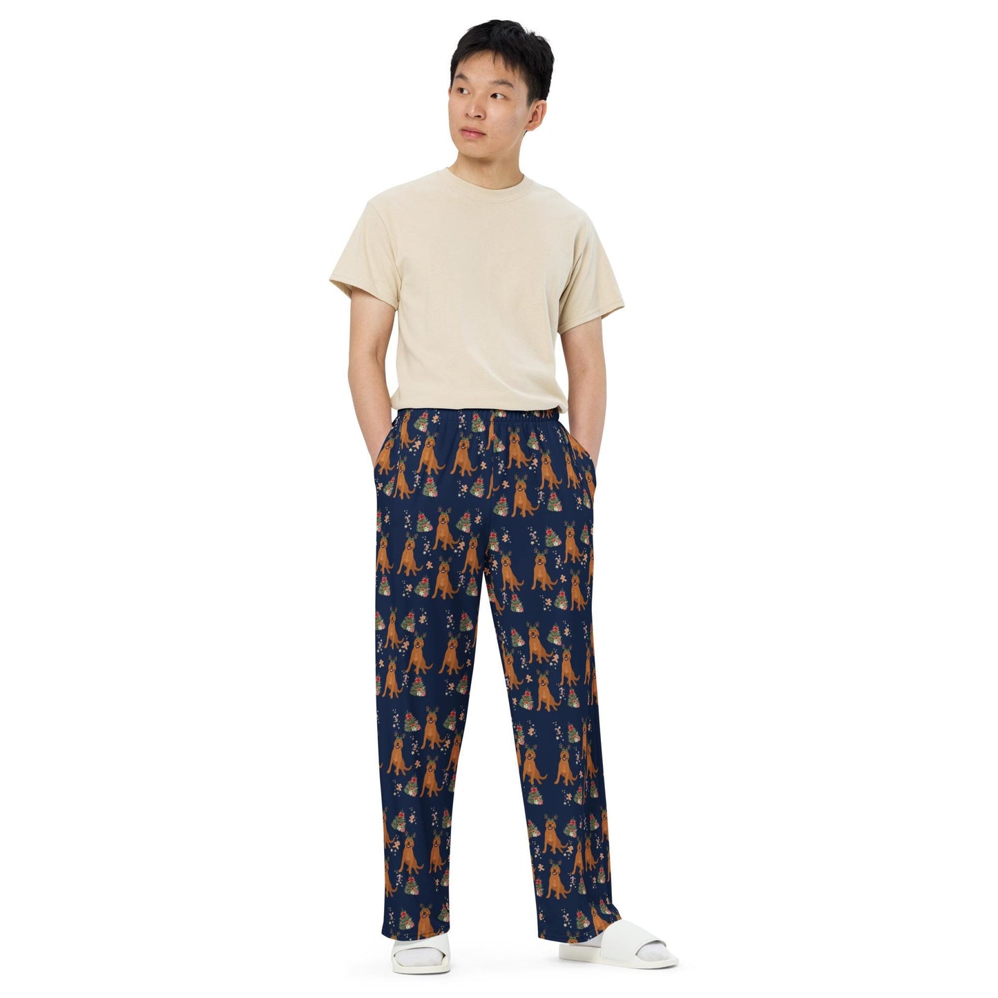 Christmas Red Labrador Pajama Pants - Unique Gifts For Dog Lovers | Love Dogs Gifts
