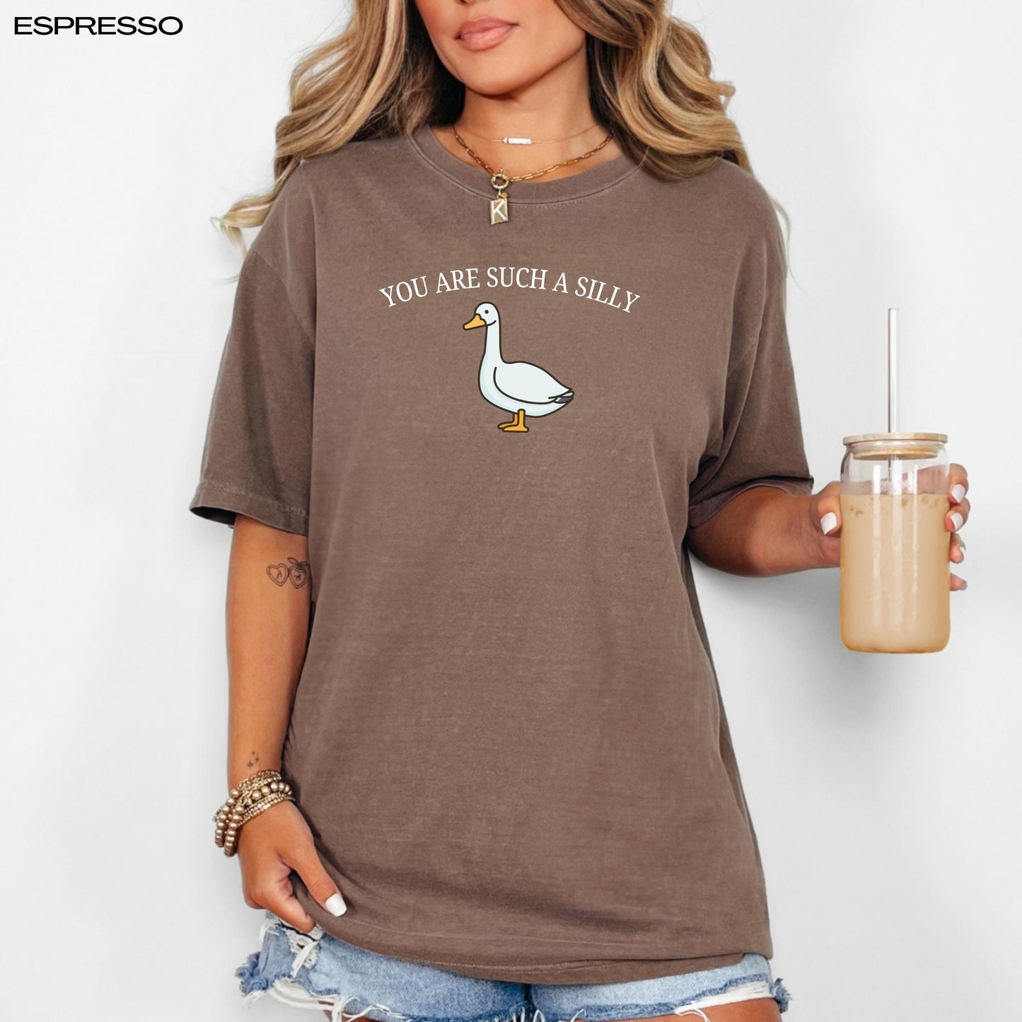 You Are Such A Silly Goose Shirt, comfort colors tee, y2k aesthetic girlie tshirt, college girl gift, funny girlfriend Valentines day gift