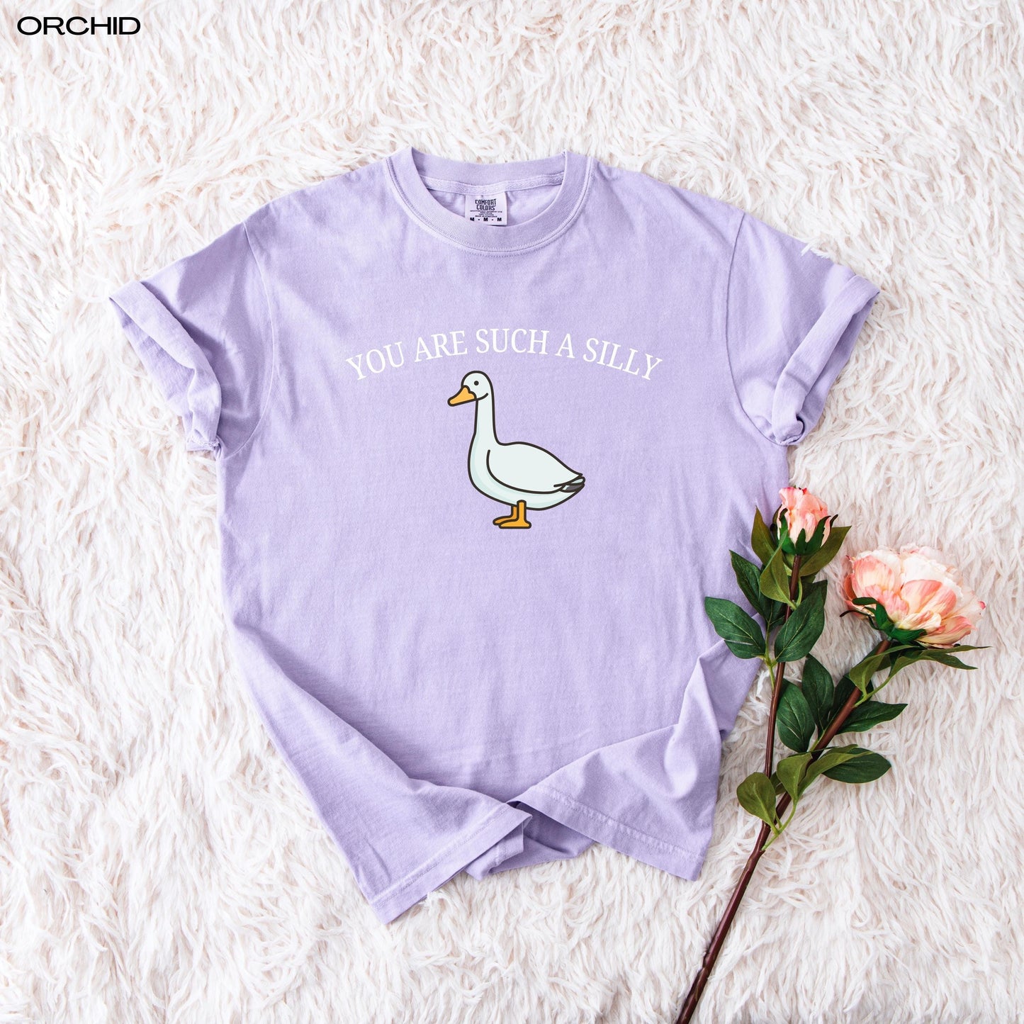 You Are Such A Silly Goose Shirt, comfort colors tee, y2k aesthetic girlie tshirt, college girl gift, funny girlfriend Valentines day gift