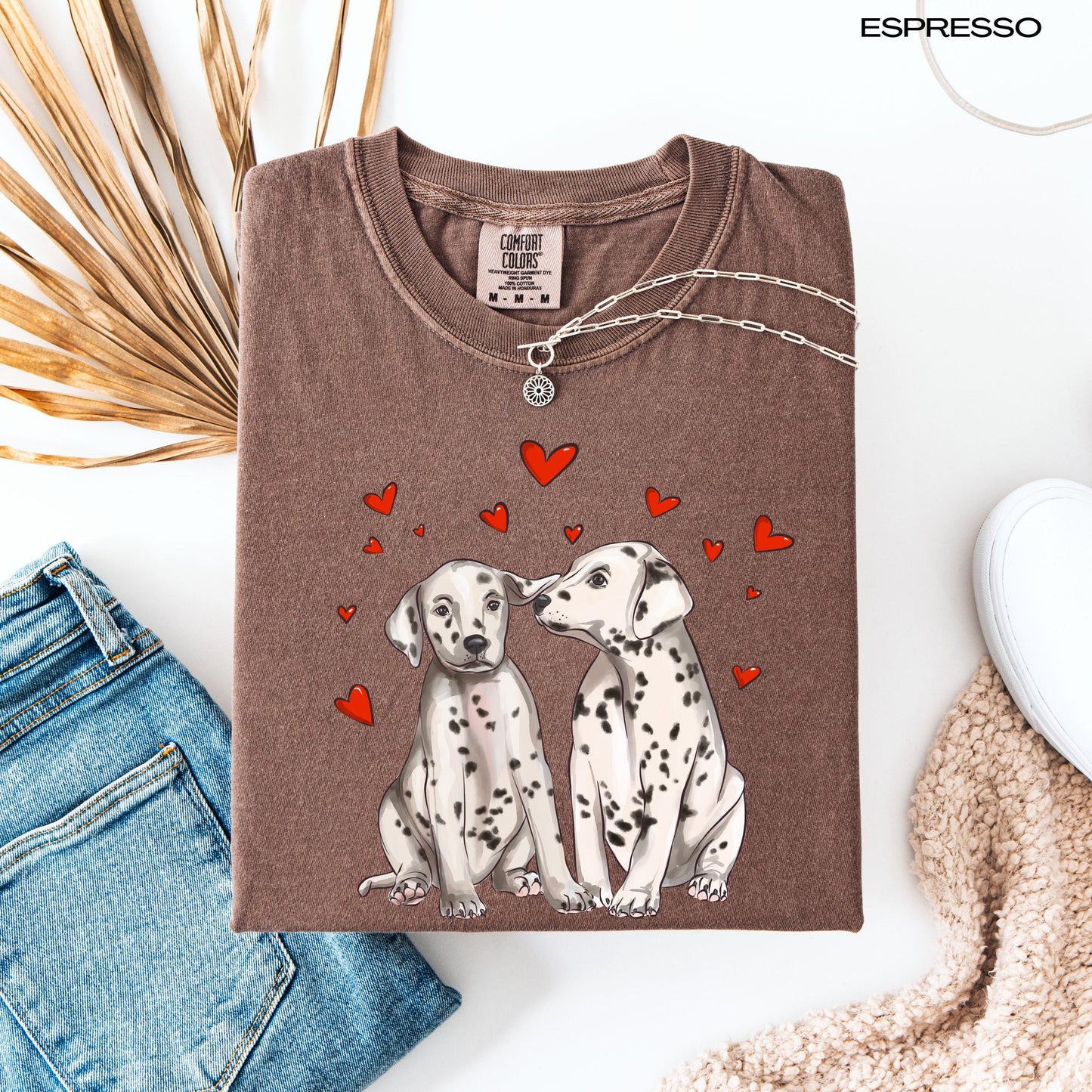 Dalmatian Valentines day shirt - dalmatian owner gift