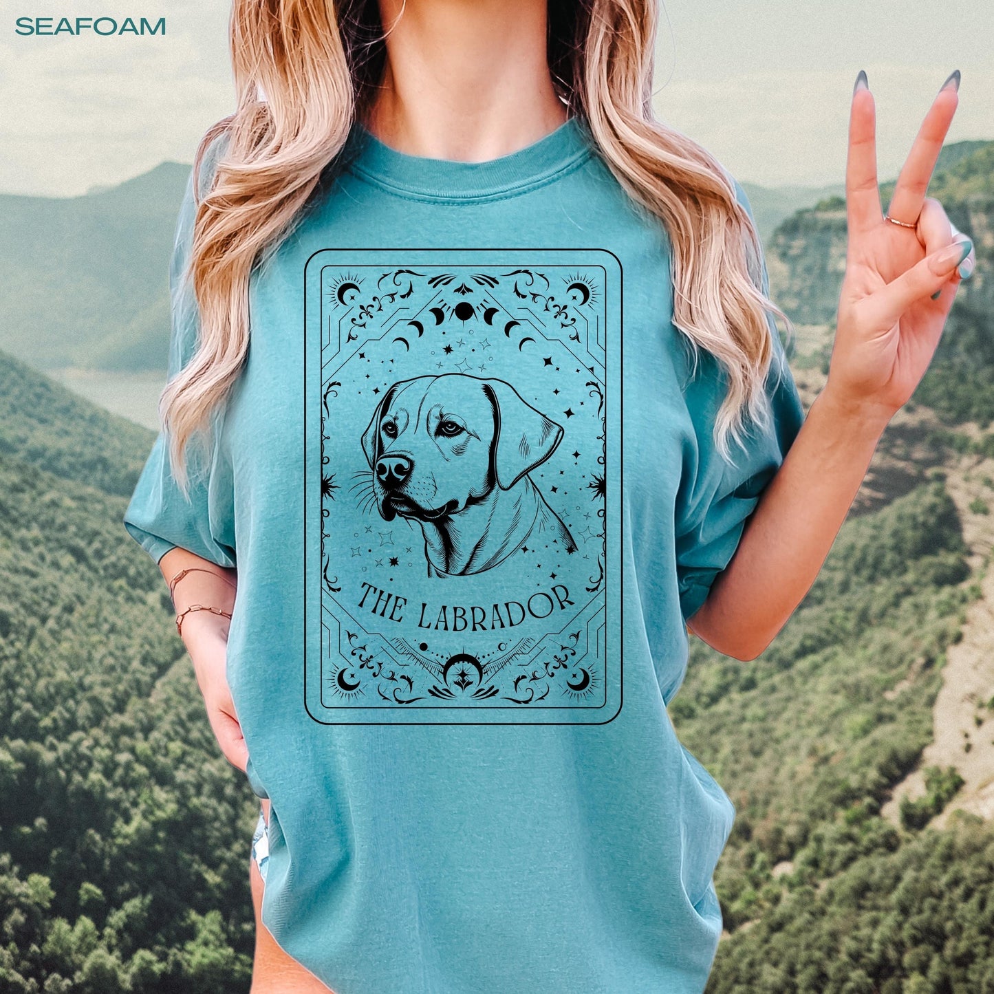 Tarot Labrador shirt and sweatshirt - gift for her