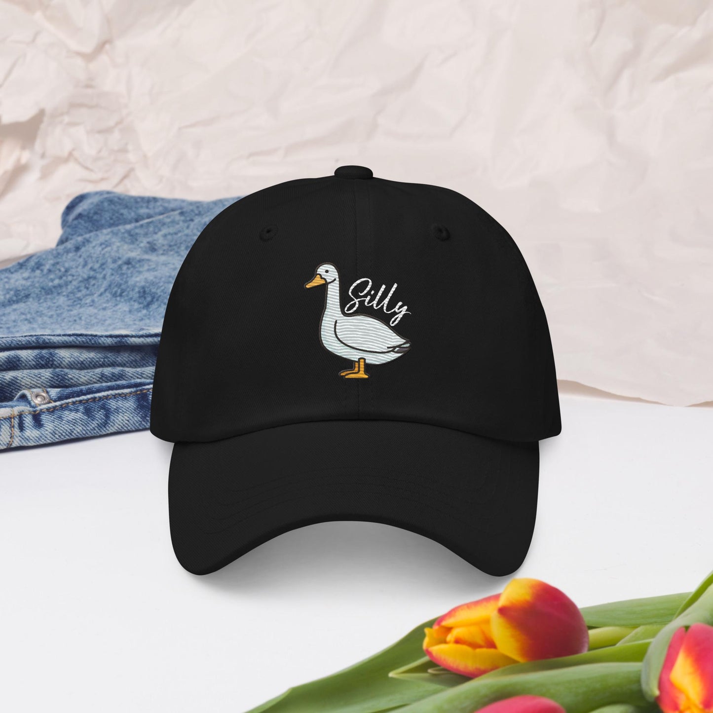 Embroidered Silly Goose Hat