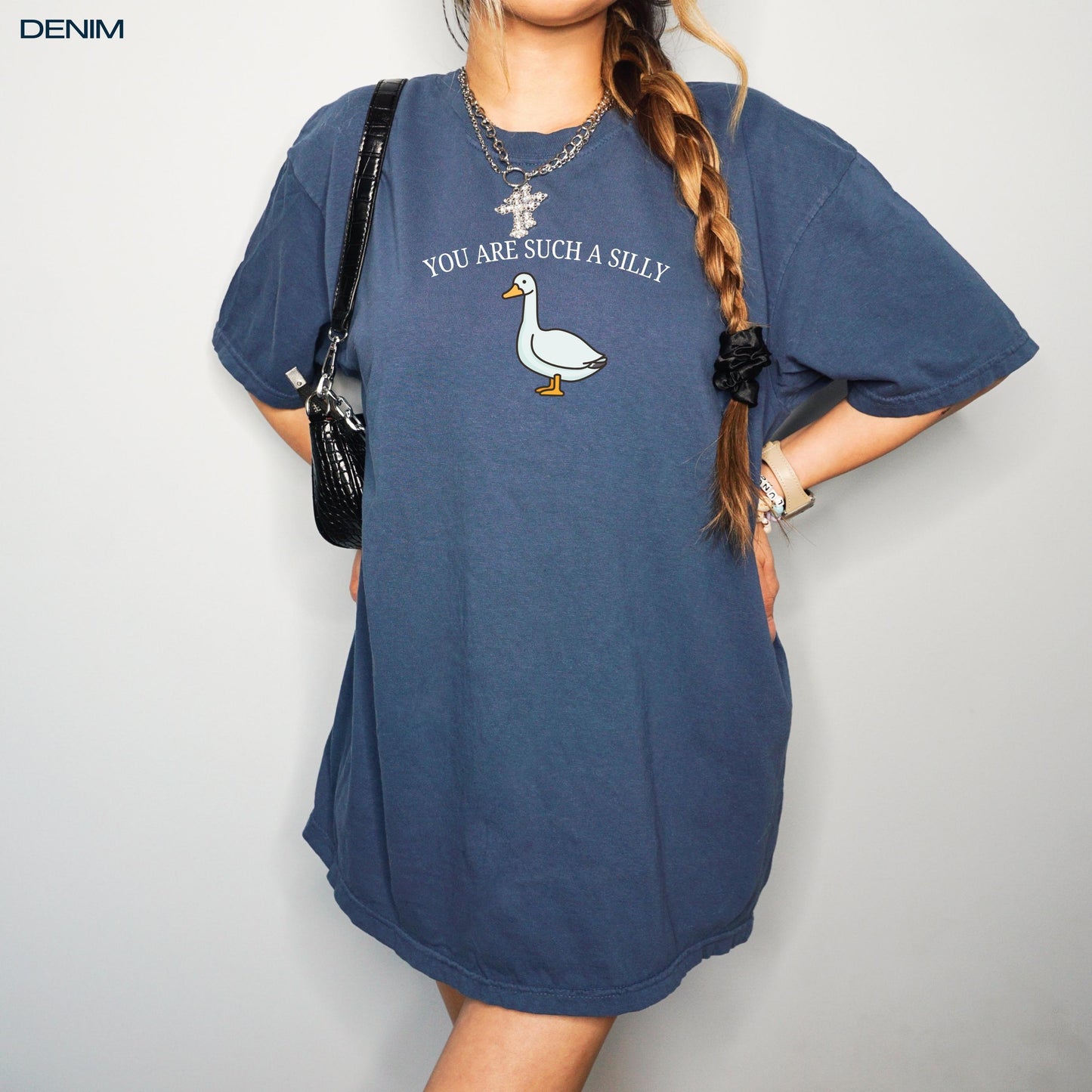 You Are Such A Silly Goose Shirt, comfort colors tee, y2k aesthetic girlie tshirt, college girl gift, funny girlfriend Valentines day gift
