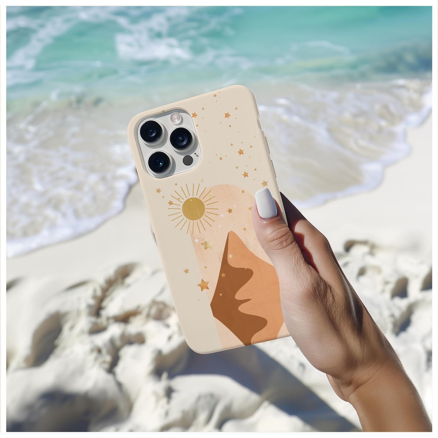 Desert Sand Phone Case for iPhone, for Samsung, for Google Pixel, gift for her, y2k aesthetic cover, wife birthday gift, girlie phone case