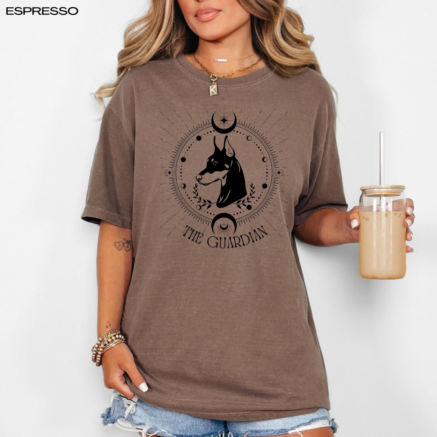 Tarot Doberman shirt, gift for her, doberman gifts, dobbie, red doberman mom birthday gift, mothers day gift, girlfriend birthday gift