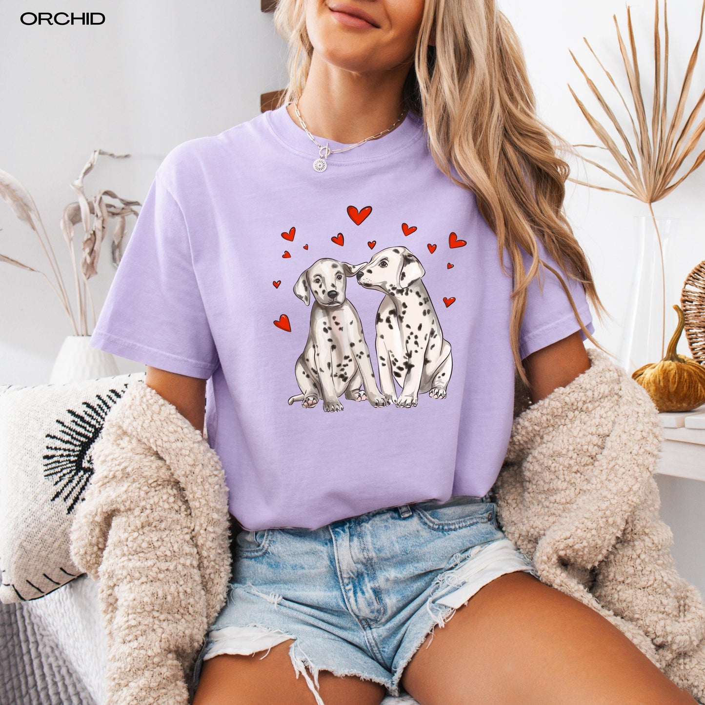 Dalmatian Valentines Day Shirt, dalmatian gifts, dalmatian puppy dog tee, vday girlfriend gift for her, friend birthday gift, dalmatian mom